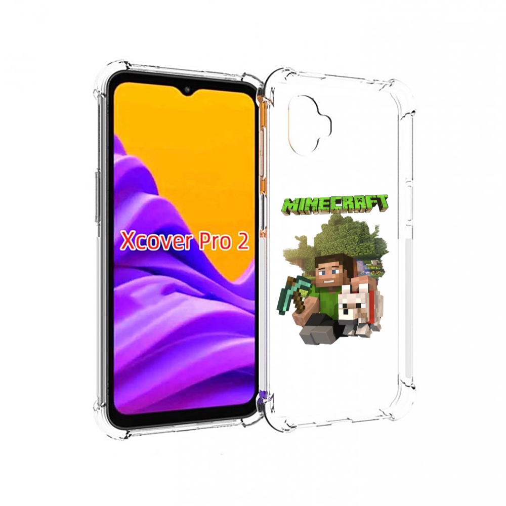 

Чехол MyPads Майнкрафт детский для Samsung Galaxy Xcover Pro 2, Прозрачный, Tocco