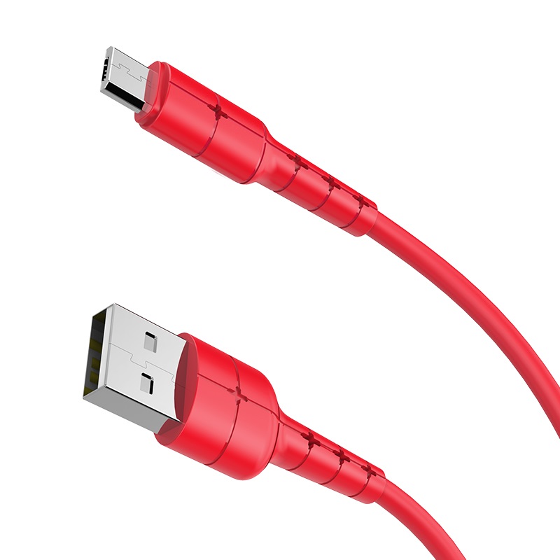 Дата-кабель Hoco X30 Star, USB - MicroUSB, красный (91158)