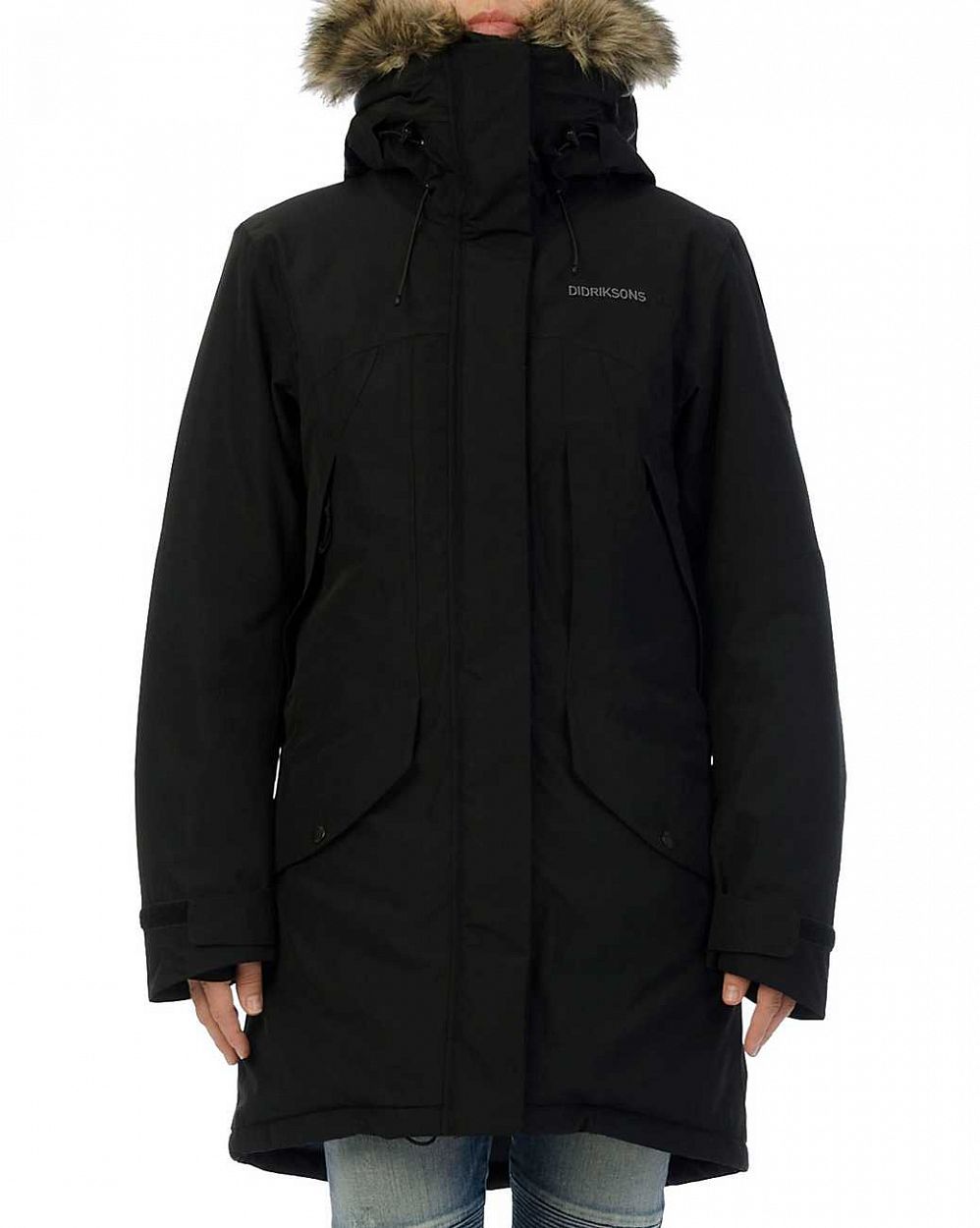 

Парка женская Didriksons Parka Celine черная S, Parka Celine