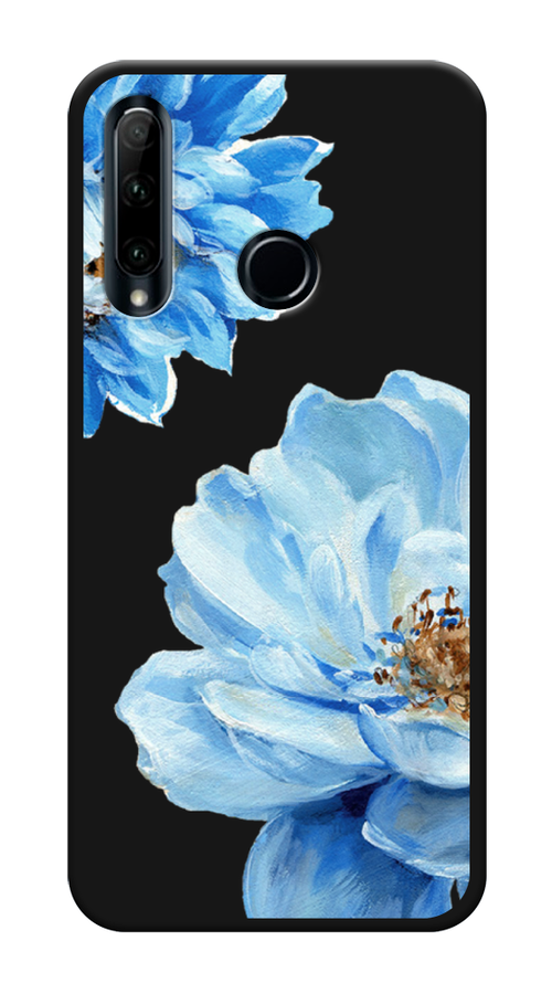 

Чехол Awog на Honor 20 Lite 2019 "Голубые клематисы", Голубой, 68952-1
