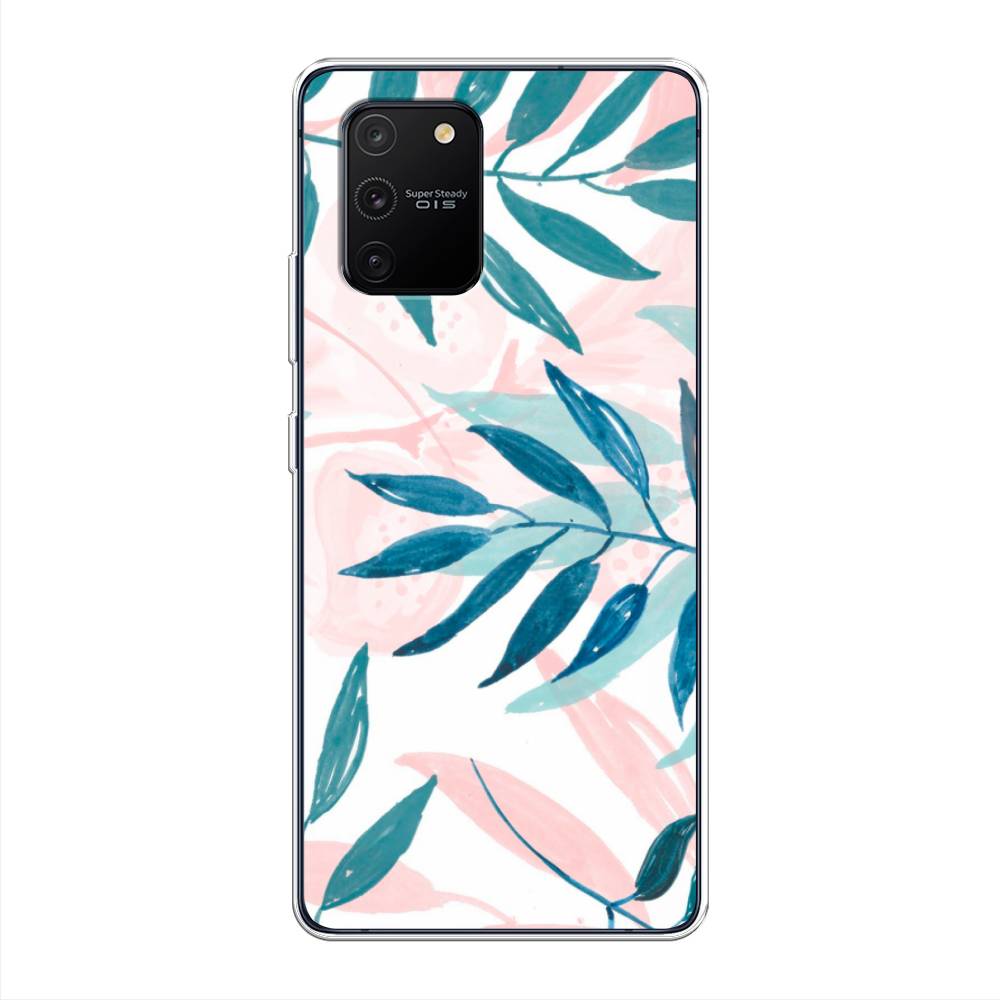 

Чехол Awog на Samsung Galaxy A91/S10 Lite "Акварельные веточки", Разноцветный, 29950-7