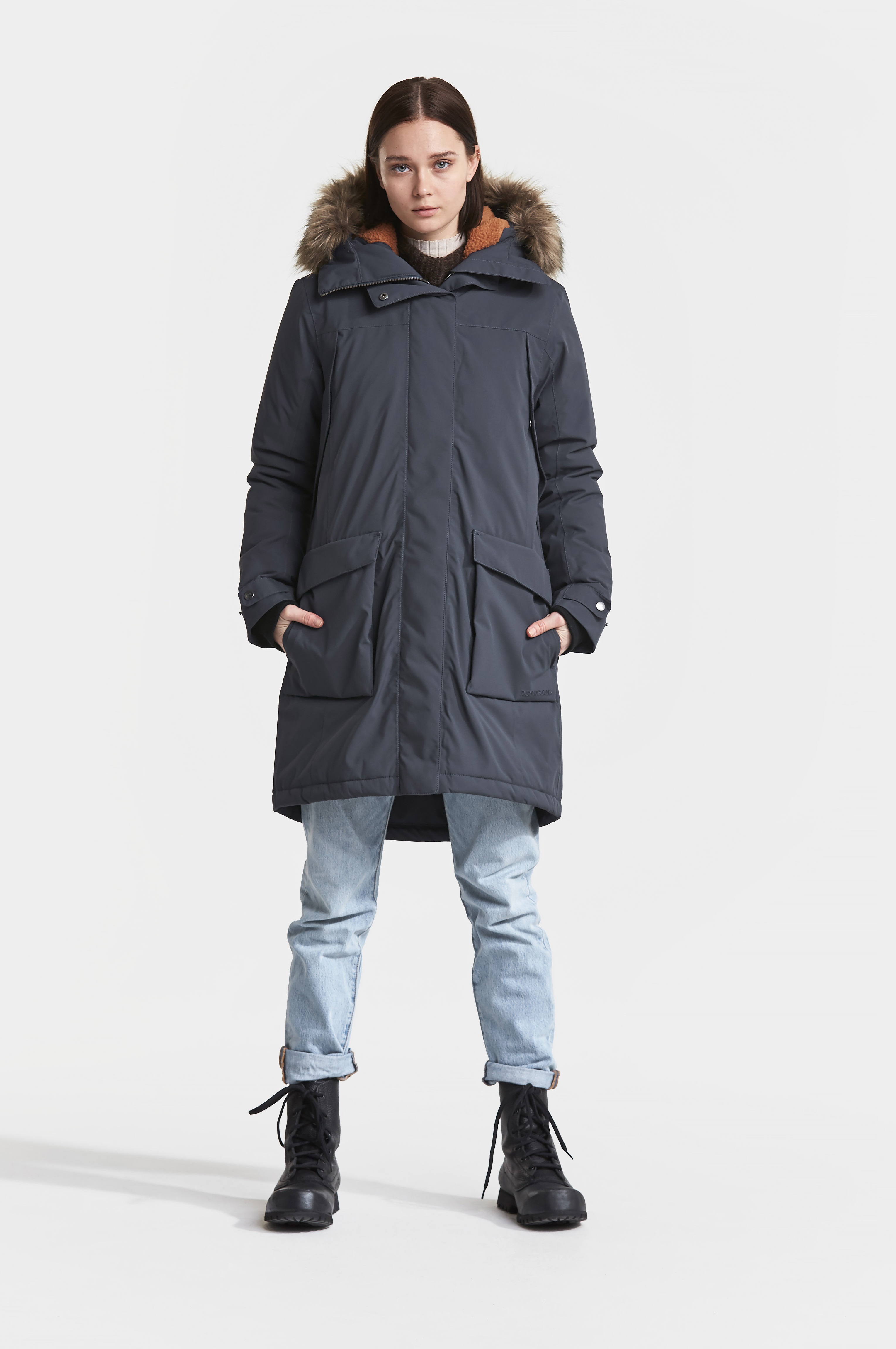 

Куртка женская Didriksons MalouOld синяя XL, MalouOld