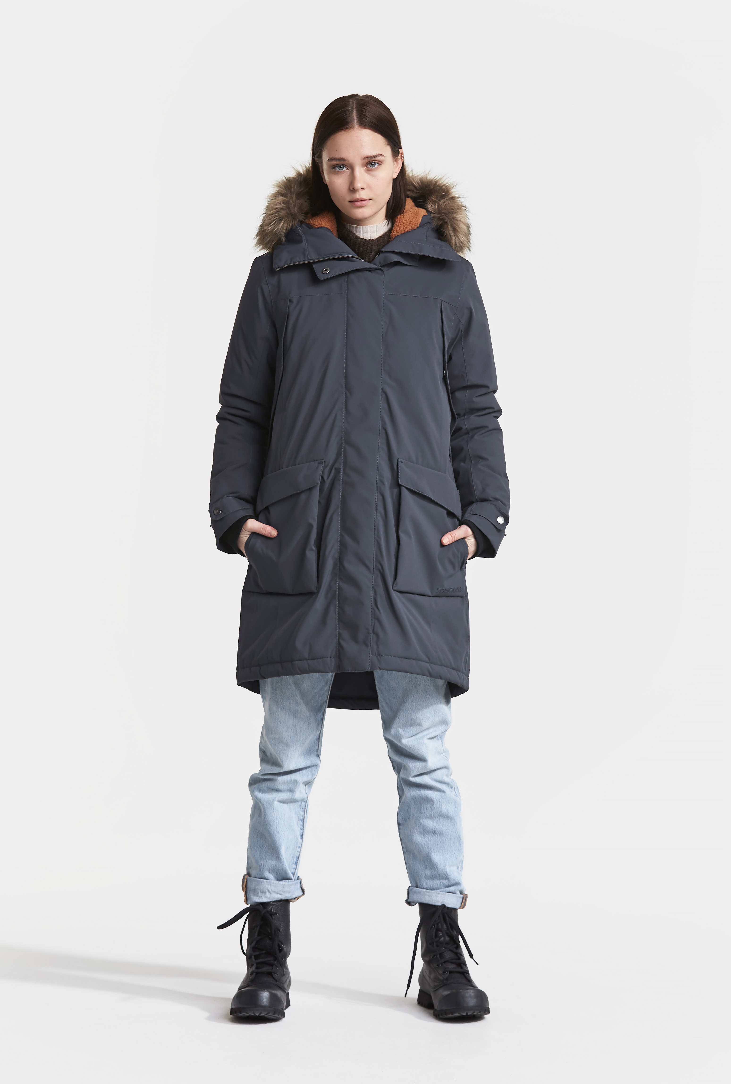 

Куртка женская Didriksons MalouOld синяя L, MalouOld