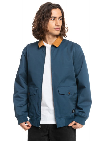 

Куртка мужская Quiksilver EQYJK03907 синяя M, Синий, EQYJK03907