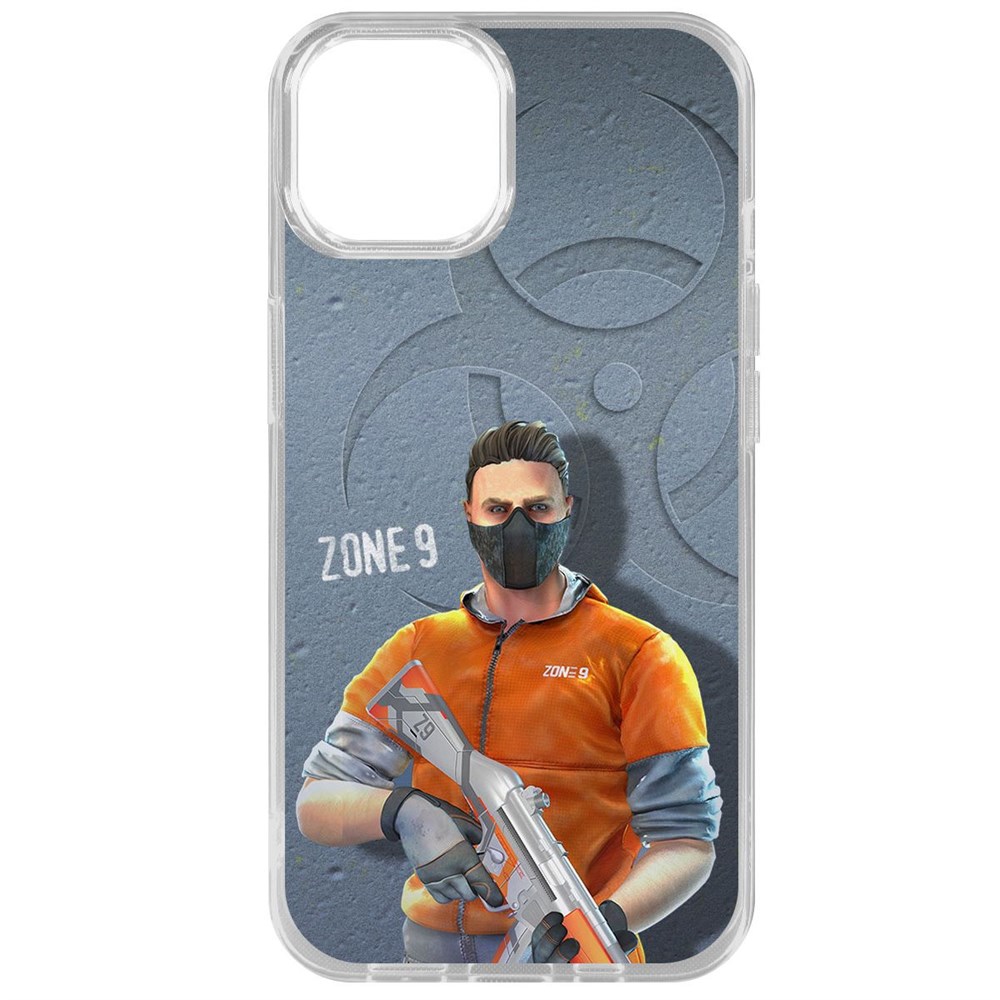 

Чехол-накладка Krutoff Clear Case Cтандофф 2 (Standoff 2) - Биотеррорист для iPhone 15, Прозрачный