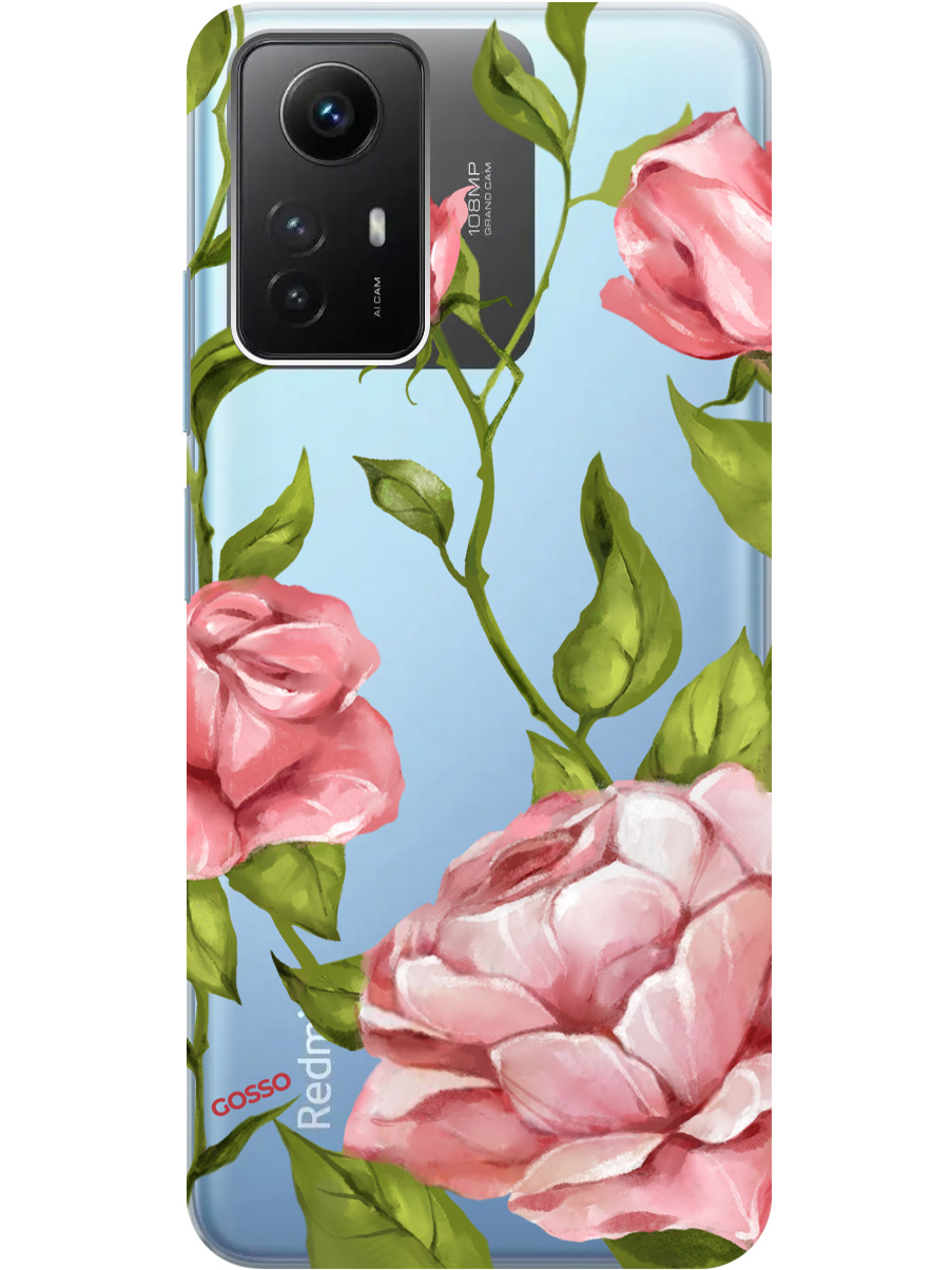 

Силиконовый чехол на Xiaomi Redmi Note 12s "Amazing Roses", Прозрачный;белый;зеленый, 20001468