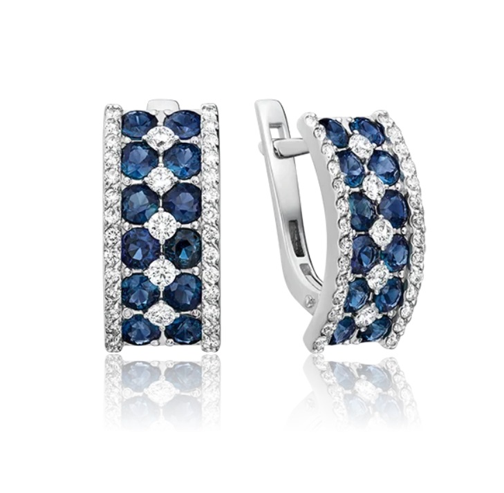 

Серьги из белого золота с бриллиантом PLATINA jewelry 02-0734-00-105-1120-30, 02-0734-00-105-1120-30