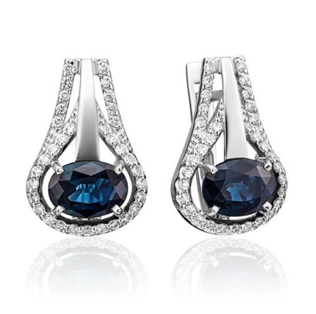 

Серьги из белого золота с бриллиантом PLATINA jewelry 02-0726-00-105-1120-30, 02-0726-00-105-1120-30