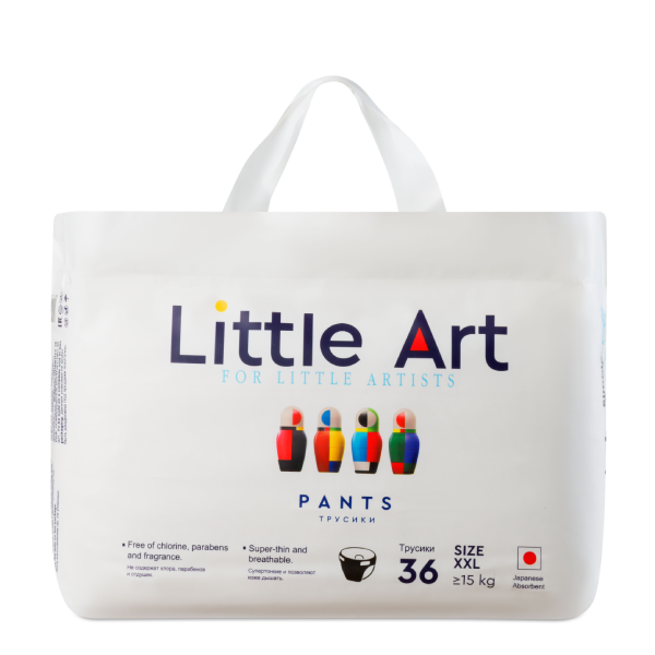 Детские трусики-подгузники Little art размер XXL, свыше 15 кг, CP-XXL36