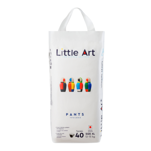 Детские трусики-подгузники Little art размер XL, 12-15 кг, CP-XL40