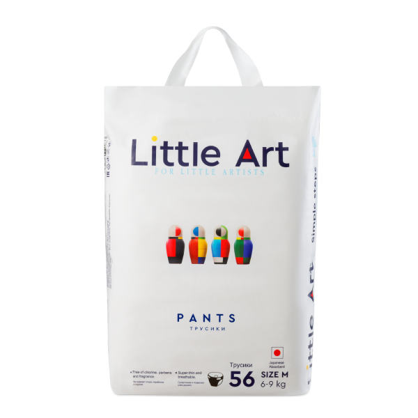 Детские трусики-подгузники Little art размер M, 6-9 кг, CP-M66