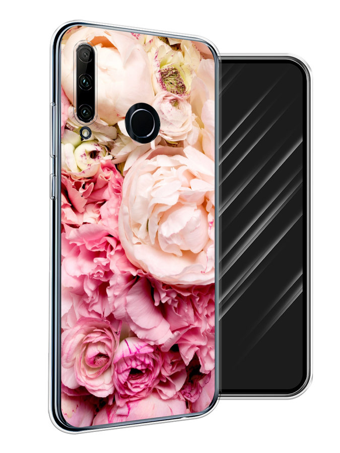 

Чехол Awog на Huawei P Smart Plus 2019 "Парочка бобров", Голубой, 69250-10