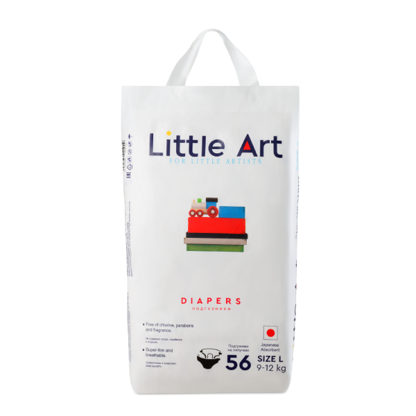 фото Детские подгузники little art размер l, 9-12 кг, cd-l56