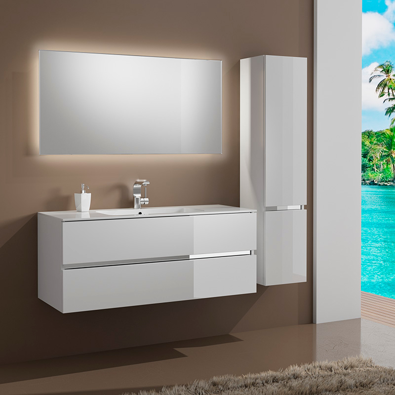

Sanvit Мебель для ванной Sanvit Кубэ-2 120 белый глянец