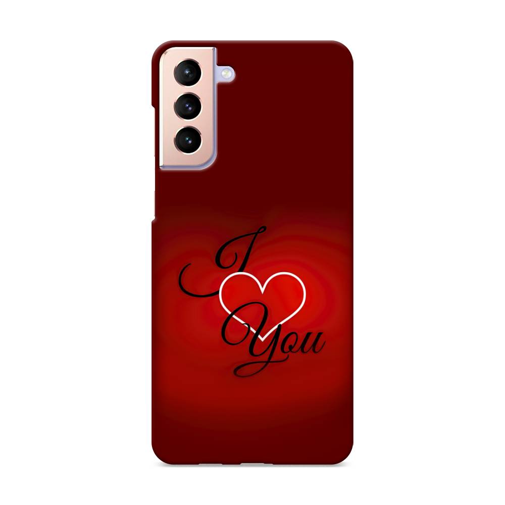 

Пластиковый чехол "I love you 3" на Samsung Galaxy S21 +, 2102120-5