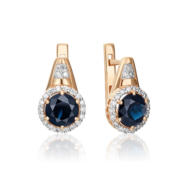 

Серьги из красного золота с бриллиантом PLATINA jewelry 02-0709-00-105-1110-30, 02-0709-00-105-1110-30