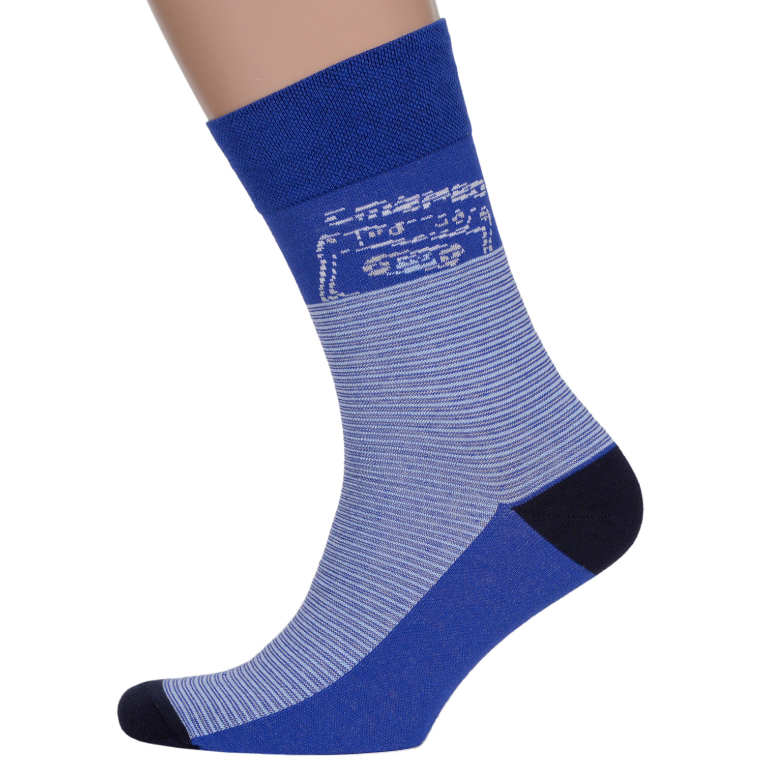 Носки MoscowSocksClub nm-256 синие 25 (38-40)