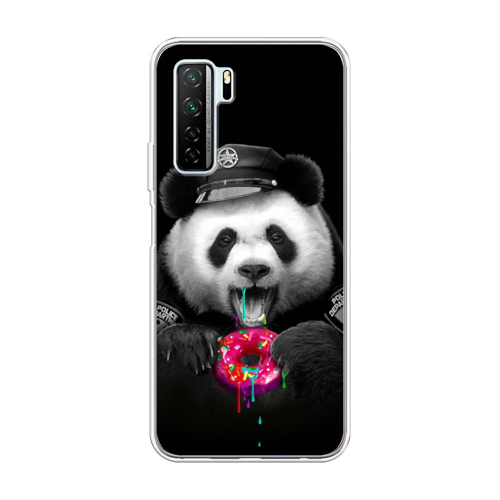 

Чехол Awog на Huawei P40 lite 5G "Панда police", Черный;белый;розовый, 6103050-2