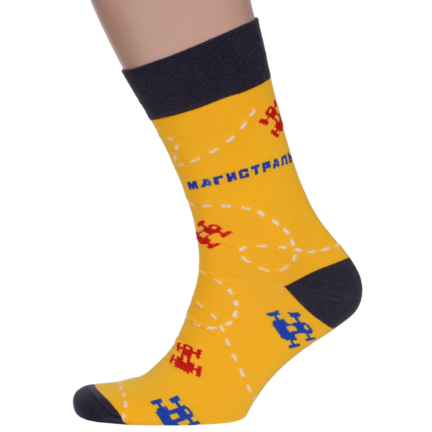 

Носки MoscowSocksClub nm-250 желтые 27 (41-43), nm-250