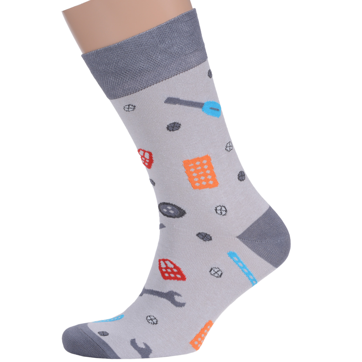 

Носки MoscowSocksClub nm-247 серые 27 (41-43), nm-247