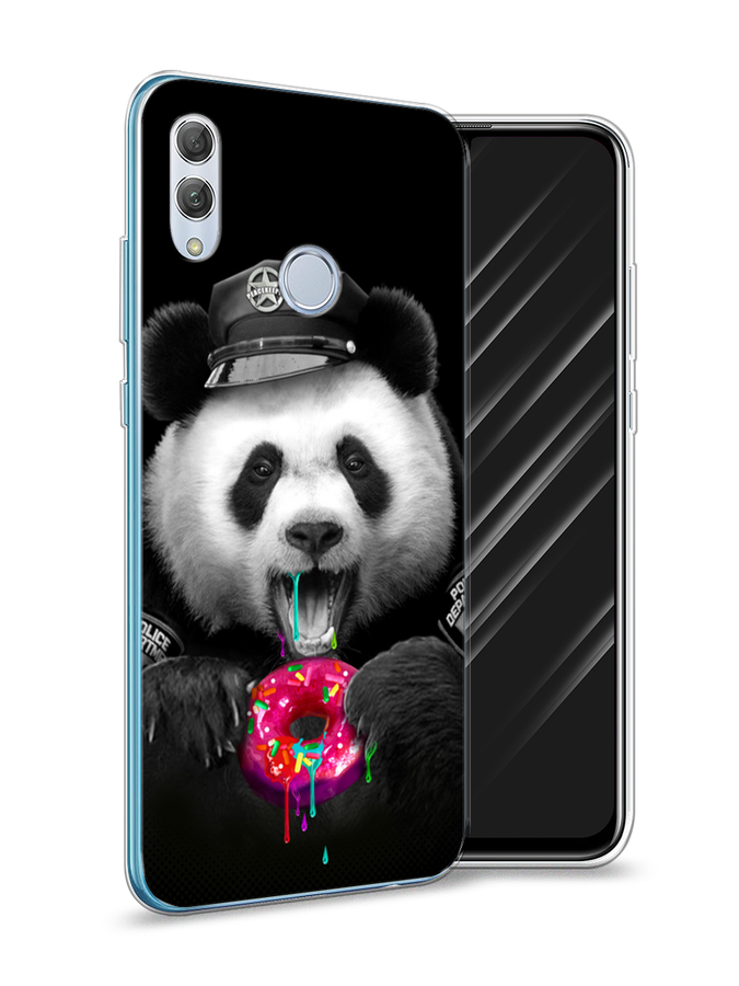 

Чехол Awog на Huawei P Smart 2019 "Панда police", Черный;белый;розовый, 67250-2
