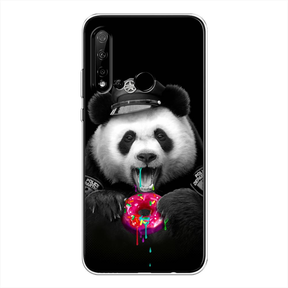 

Чехол Awog на Huawei Nova 5i "Панда police", Черный;белый;розовый, 69850-2