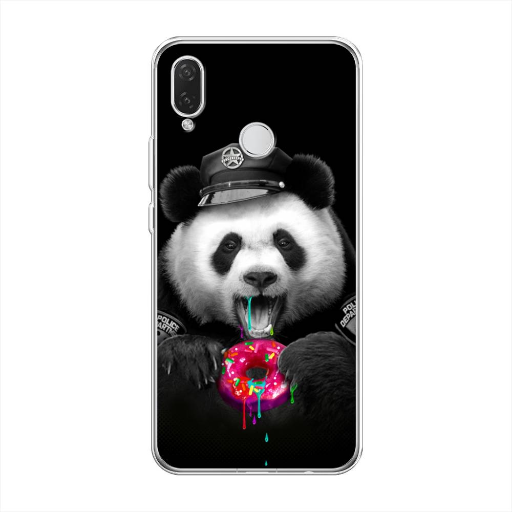 

Чехол Awog на Huawei Nova 3i "Панда police", Черный;белый;розовый, 68350-2
