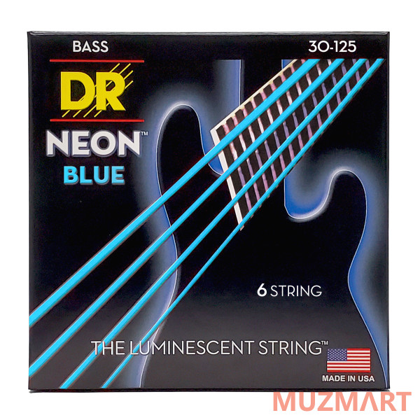 DR NBB6-30 HI-DEF NEON Струны для 6-струнной бас-гитары