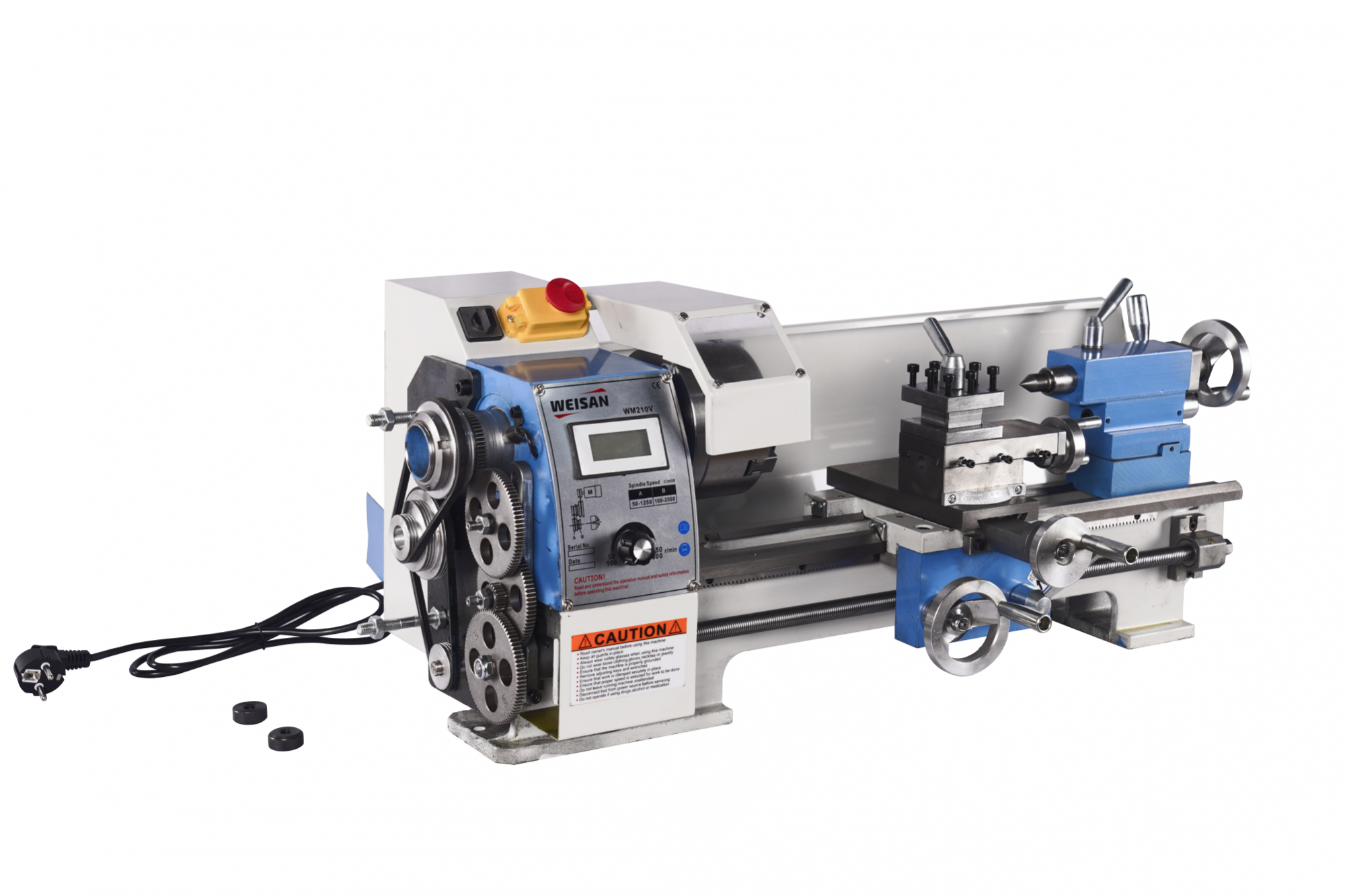 

Токарный станок по металлу WEISAN WM210V400, Серый, WM210V400