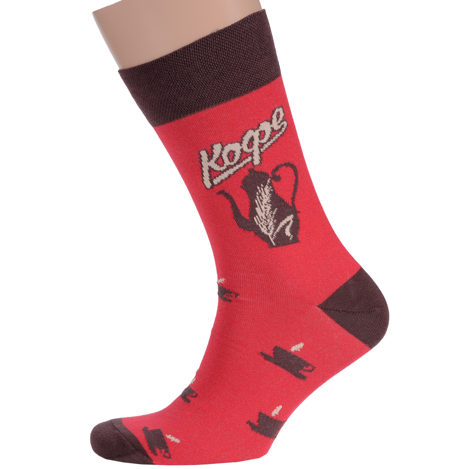 фото Носки moscowsocksclub nm-240 красные 25 (38-40)