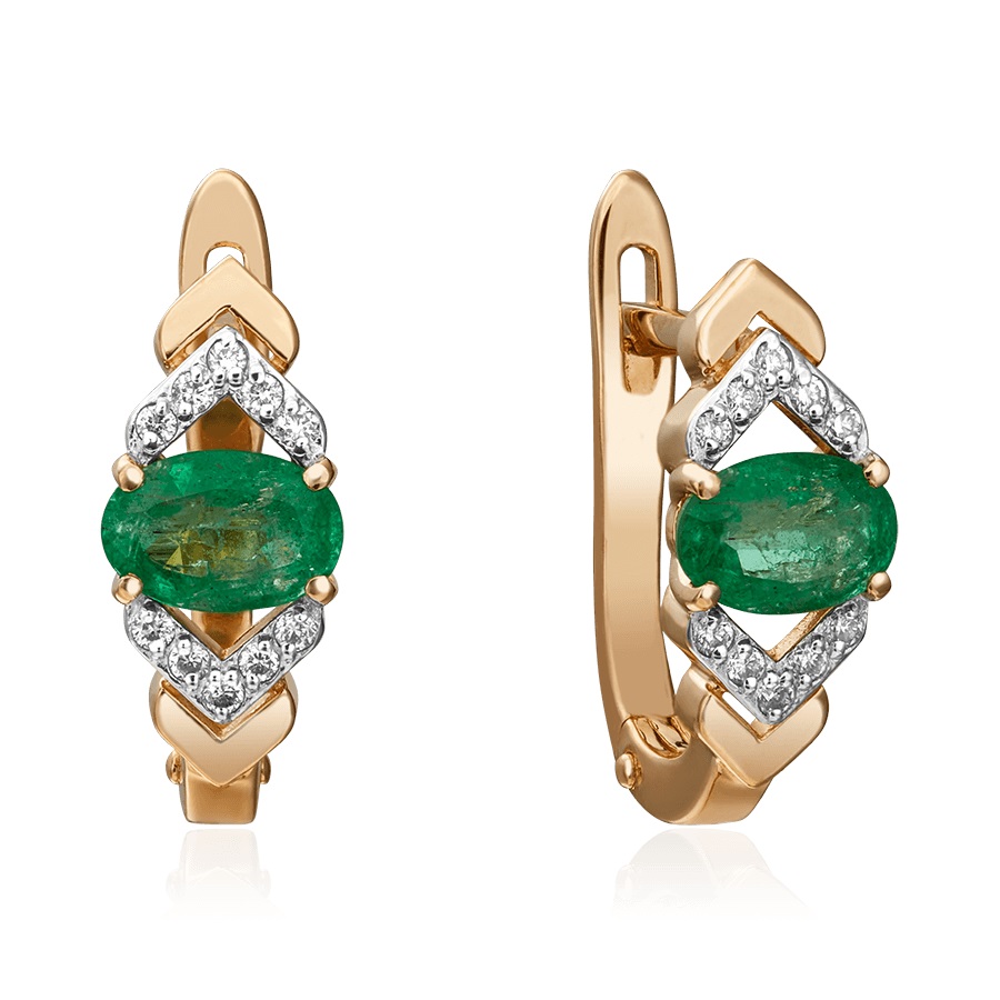 

Серьги из красного золота с бриллиантом PLATINA jewelry 02-0703-00-106-1110-30, 02-0703-00-106-1110-30