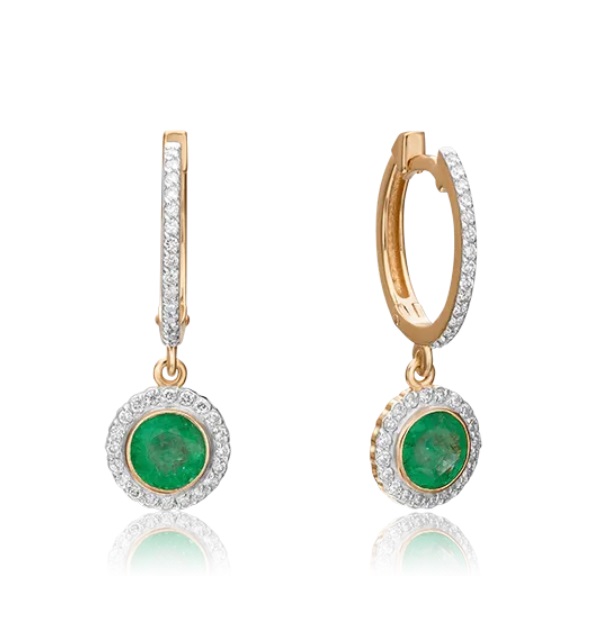 

Серьги из красного золота с бриллиантом PLATINA jewelry 02-0699-00-106-1110-30, 02-0699-00-106-1110-30