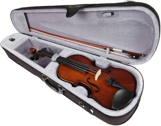 Brahner Bv-300 1/16 - Cкрипка в комплекте с подбородником, футляром, смычком и канифолью