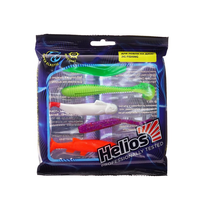 

Набор силиконовых приманок Helios Для ловли на джиг, 5 шт. (HS-PJ-SET2) 9633089