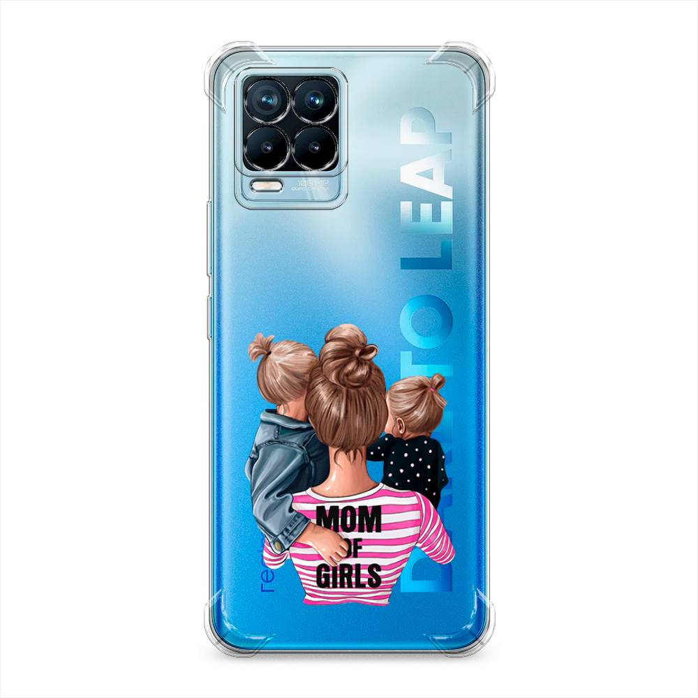 фото Противоударный силиконовый чехол "mom of girls" на realme 8 pro awog