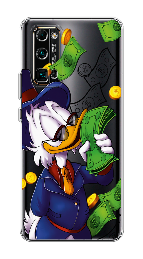 

Чехол на Honor 30 Pro Plus "Scrooge McDuck with Money", Синий;зеленый;белый, 612250-6