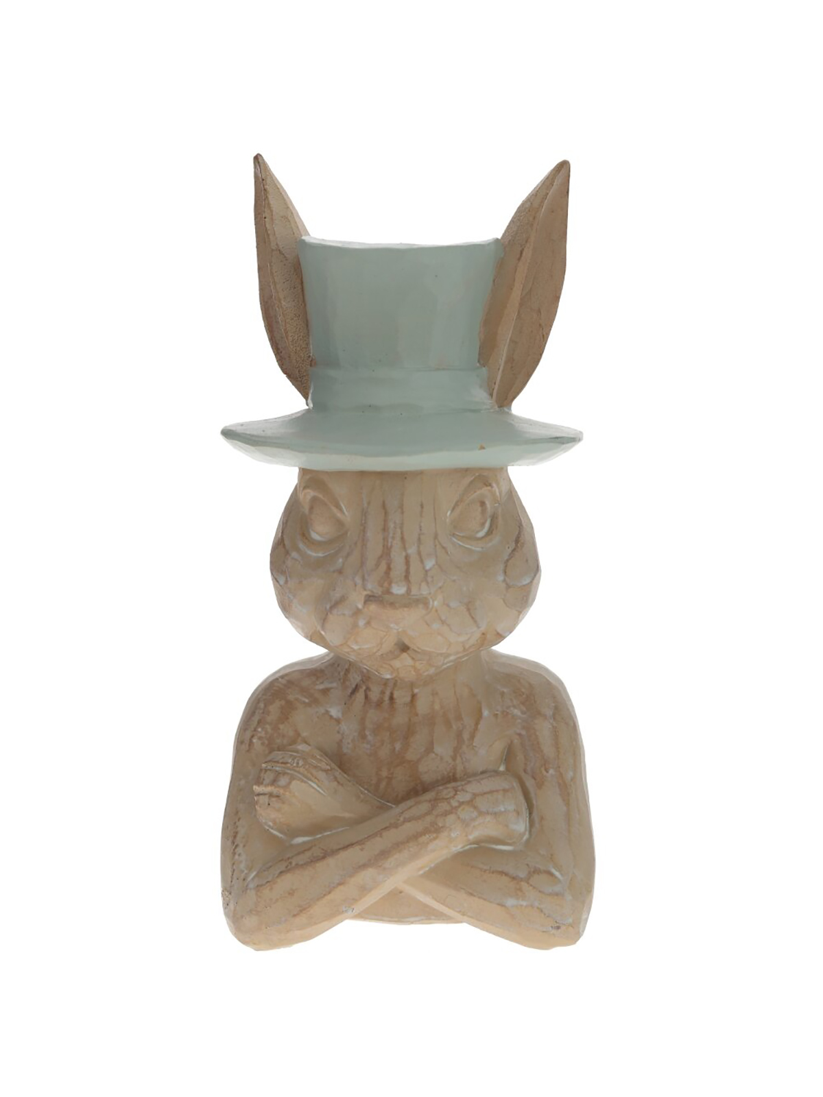 

Фигурка декоративная Remecoclub Заяц, из полимера, 12,5x7x7 см, Коричневый