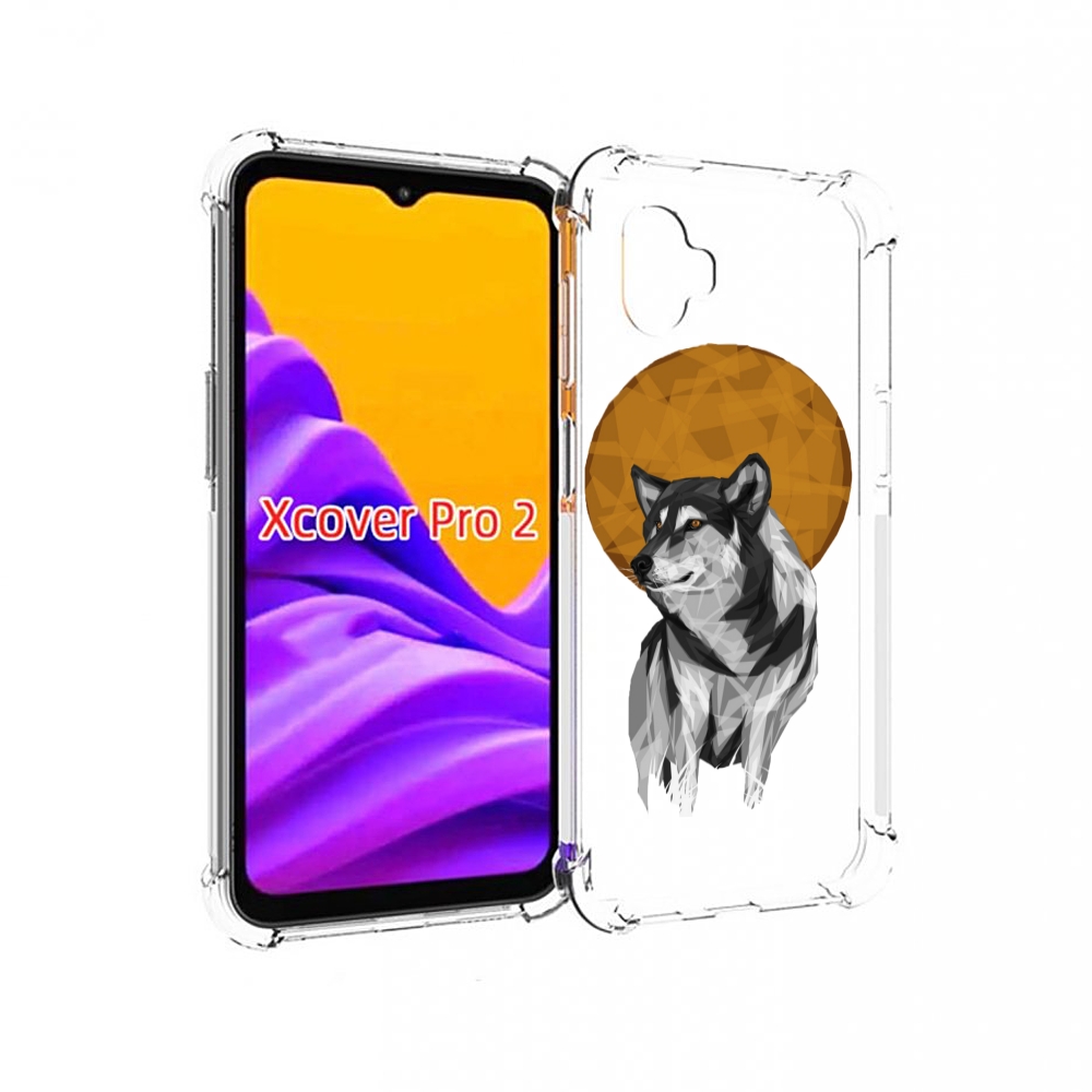 

Чехол MyPads Лунный волк для Samsung Galaxy Xcover Pro 2, Прозрачный, Tocco