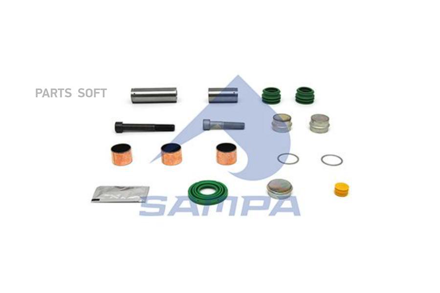 

SAMPA Ремкомплект суппорта WABCO 19.5'' (втулки,пыльники,болты,направляющие) SAMPA, 095947