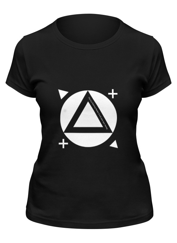 

Футболка женская Printio Tracker t-shirt черная S, Черный, Tracker t-shirt