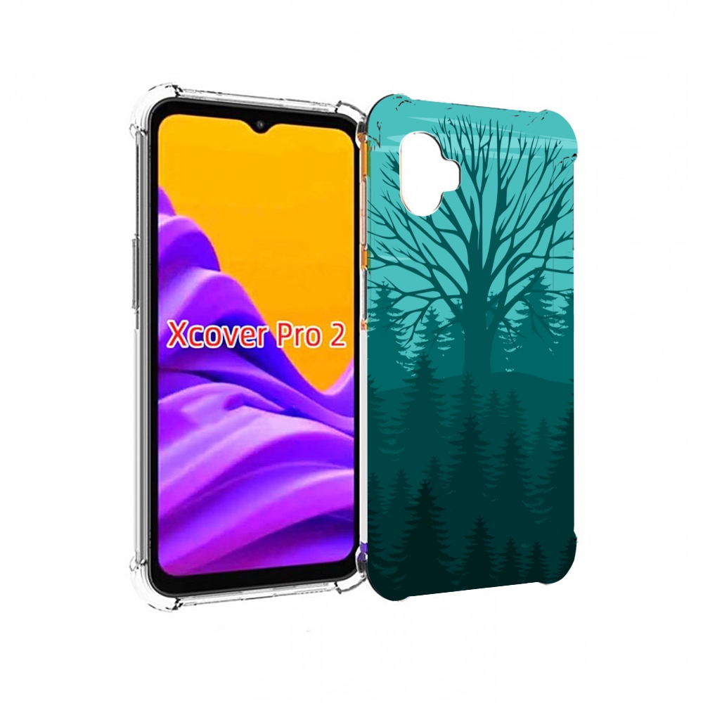 

Чехол MyPads Лес для Samsung Galaxy Xcover Pro 2, Прозрачный, Tocco