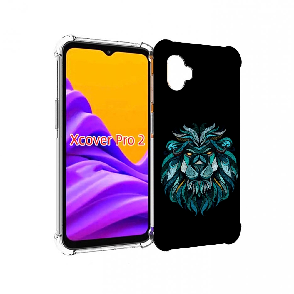 

Чехол MyPads Лев-красивый-зеленый для Samsung Galaxy Xcover Pro 2, Прозрачный, Tocco
