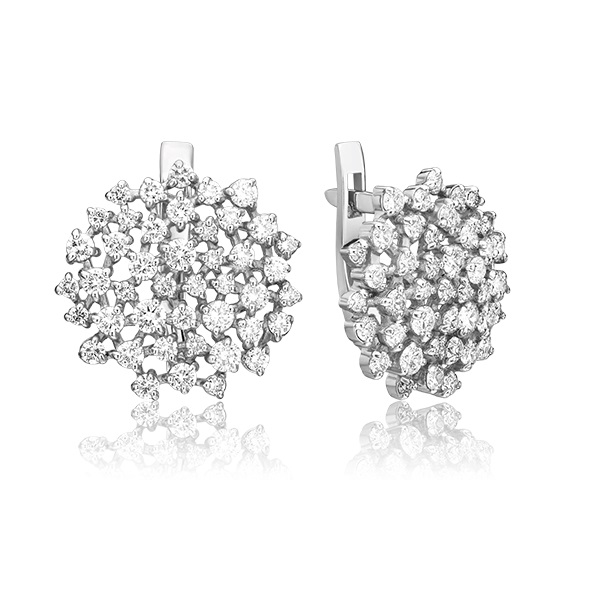 

Серьги из белого золота с бриллиантом PLATINA jewelry 02-0670-00-101-1120-30, 02-0670-00-101-1120-30