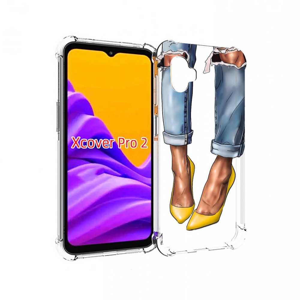 Чехол MyPads Красивые-туфли для Samsung Galaxy Xcover Pro 2