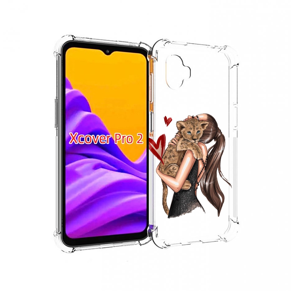 

Чехол MyPads Кошачья-любовь для Samsung Galaxy Xcover Pro 2, Прозрачный, Tocco