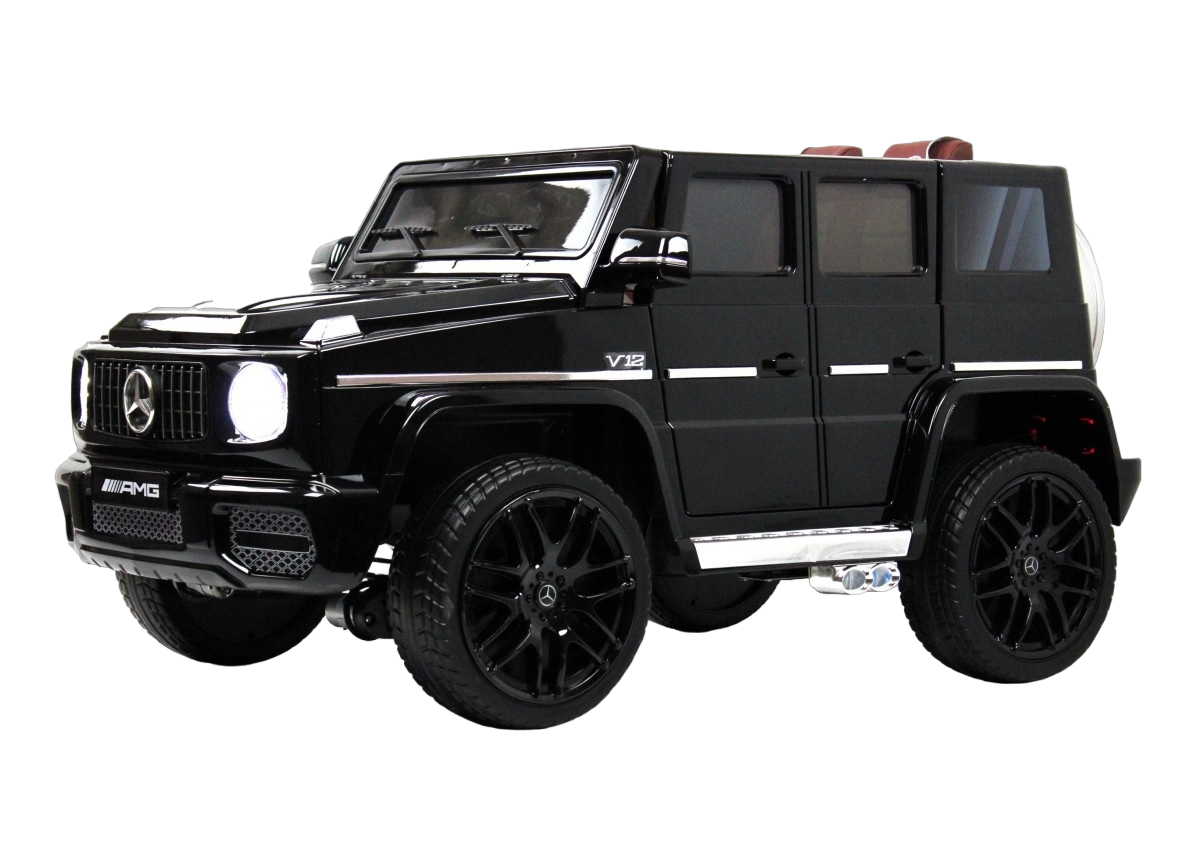 

RiverToys Детский электромобиль Mercedes-Benz G65 (E111EE) черный глянец