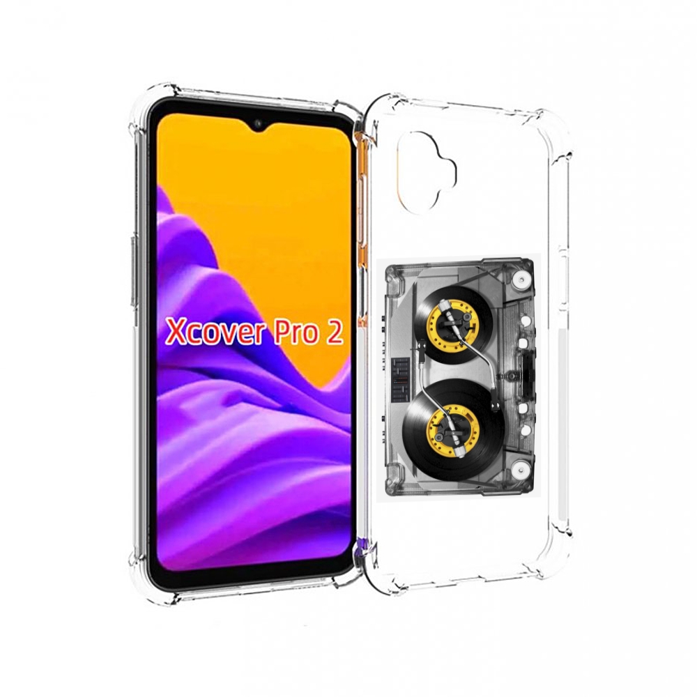 

Чехол MyPads Кассета музыкальная для Samsung Galaxy Xcover Pro 2, Прозрачный, Tocco