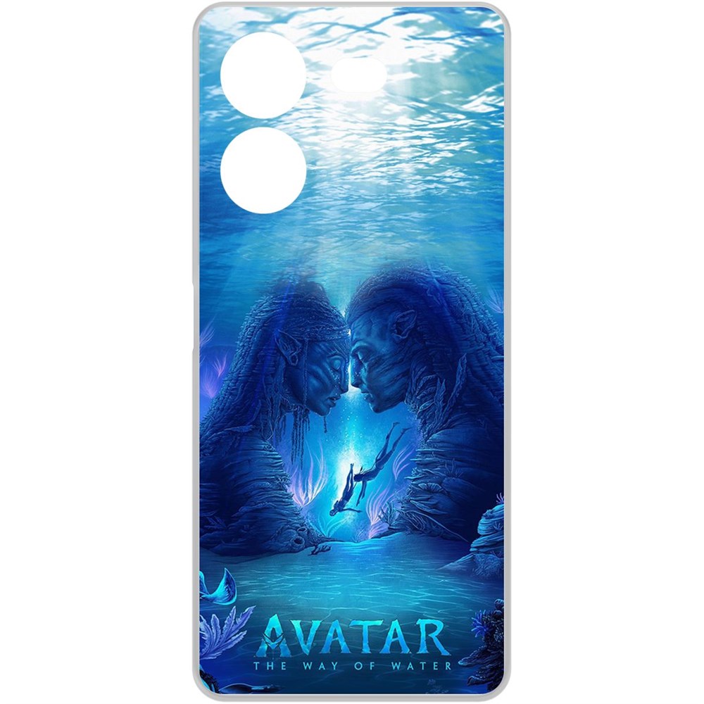 

Чехол-накладка Krutoff Clear Case Аватар - Рифы для Tecno Pova 5, Прозрачный