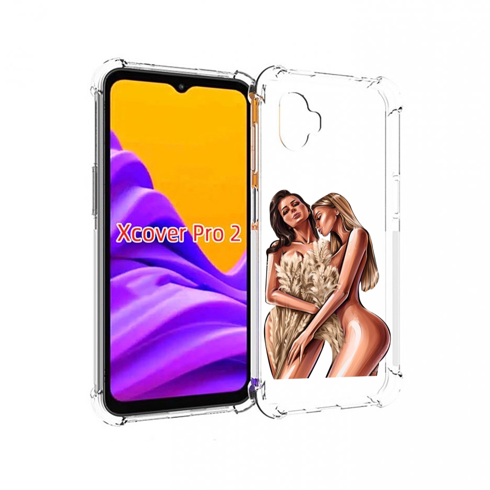 

Чехол MyPads Иллюстрированные-девушки женский для Samsung Galaxy Xcover Pro 2, Прозрачный, Tocco