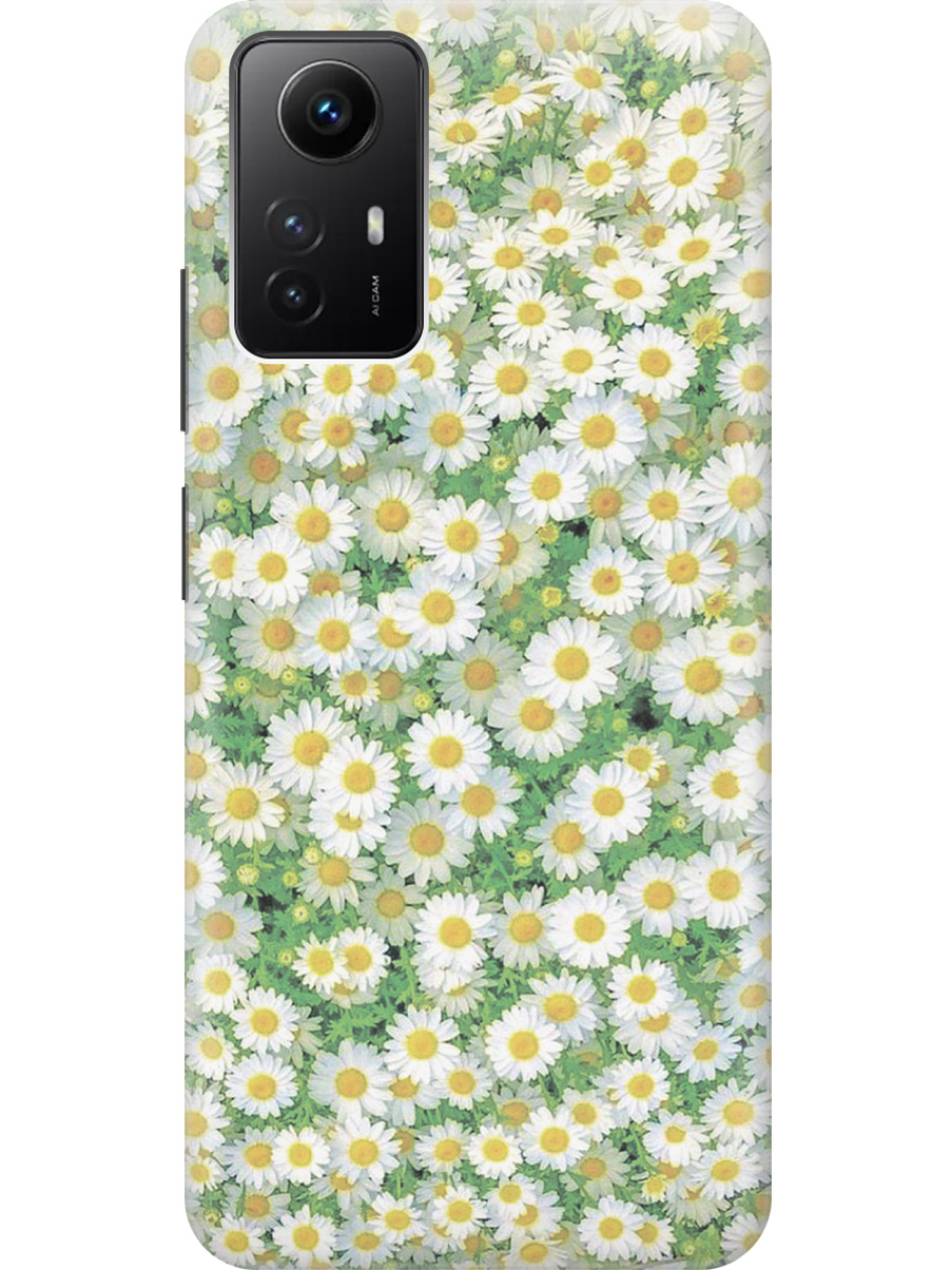 

Силиконовый чехол на Xiaomi Redmi Note 12s "Ромашковое поле", Белый;желтый;зеленый, 20001468